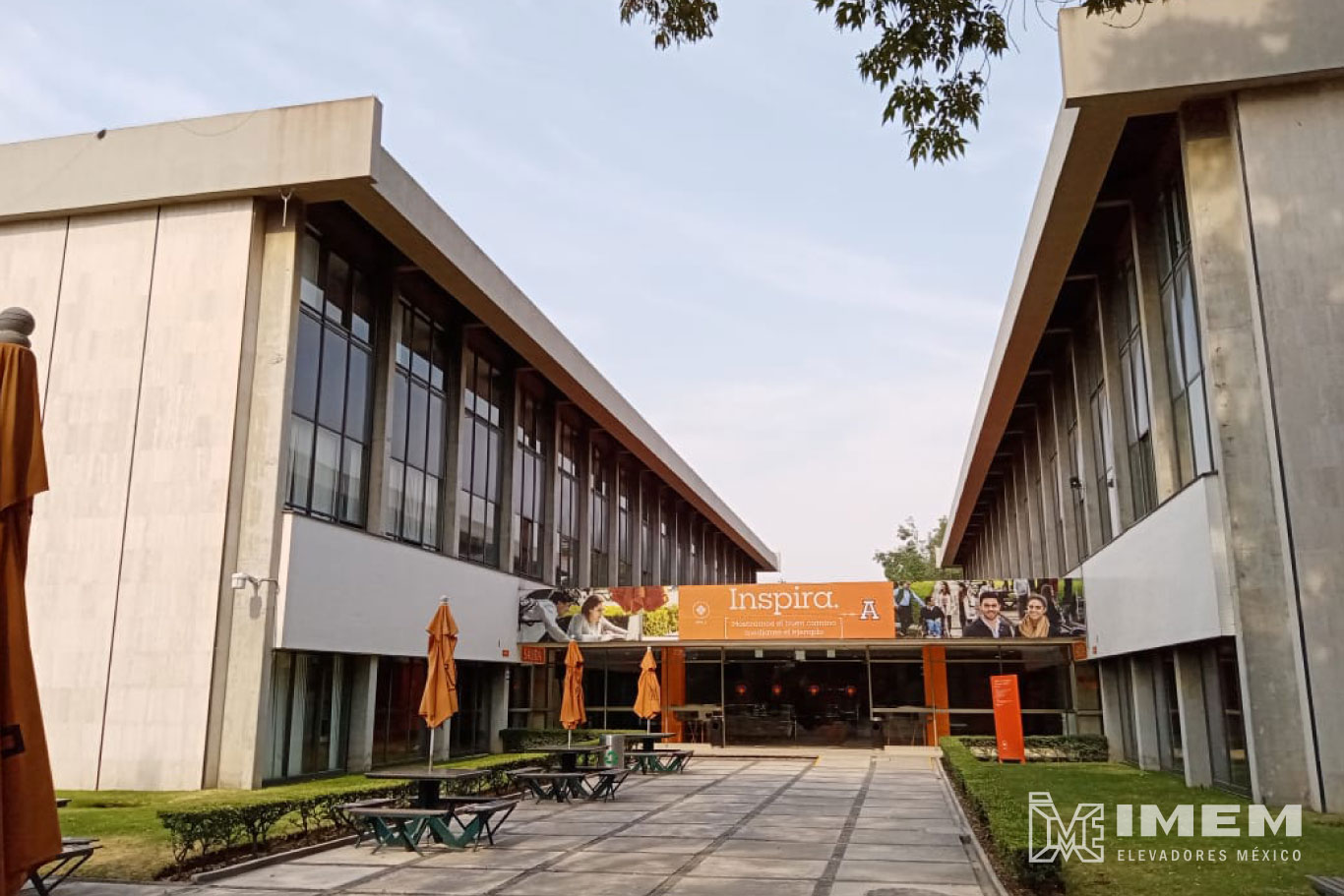 8 Elevadores IMEM instalados en su Campus ubicado en Interlomas