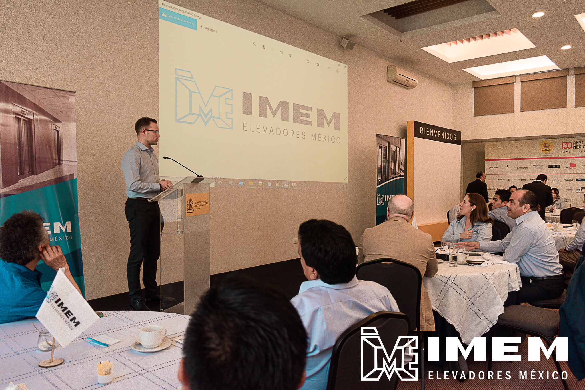 visita de Antonio Pérez Director General  de IMEM ASENSORES