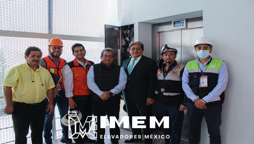  ENTREGA DE ELEVADOR EN LAS INSTALACIONES DEL PCCI 