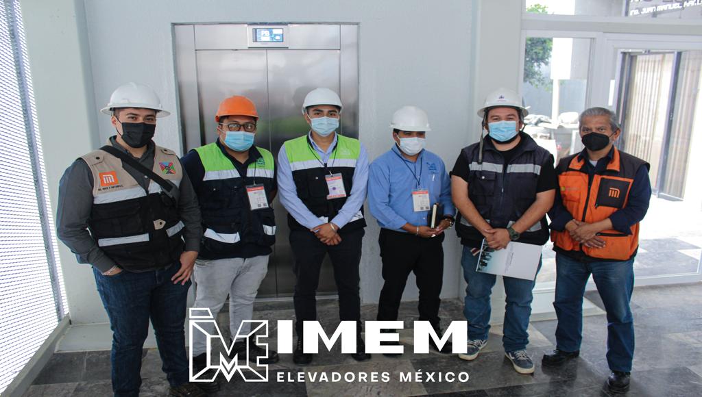  ENTREGA DE ELEVADOR EN LAS INSTALACIONES DEL PCCI 