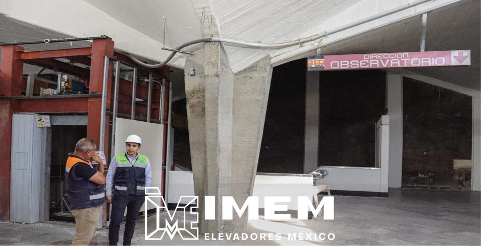  PROCESO DE INSTALACIÓN MECÁNICA DE ELEVADORES EN EL METRO DE LA CDMX 
			