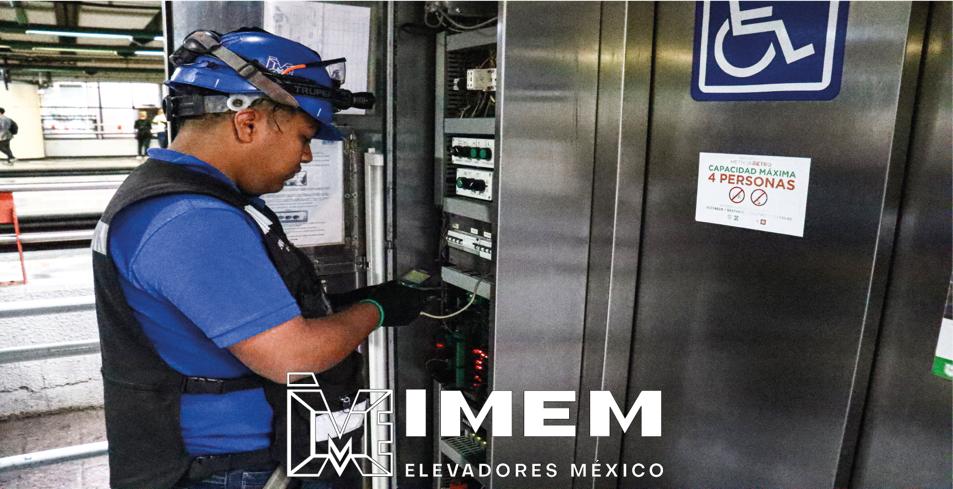  MANTENIMIENTO DE ELEVADORES IMEM EN EL METRO DE LA CDMX
					