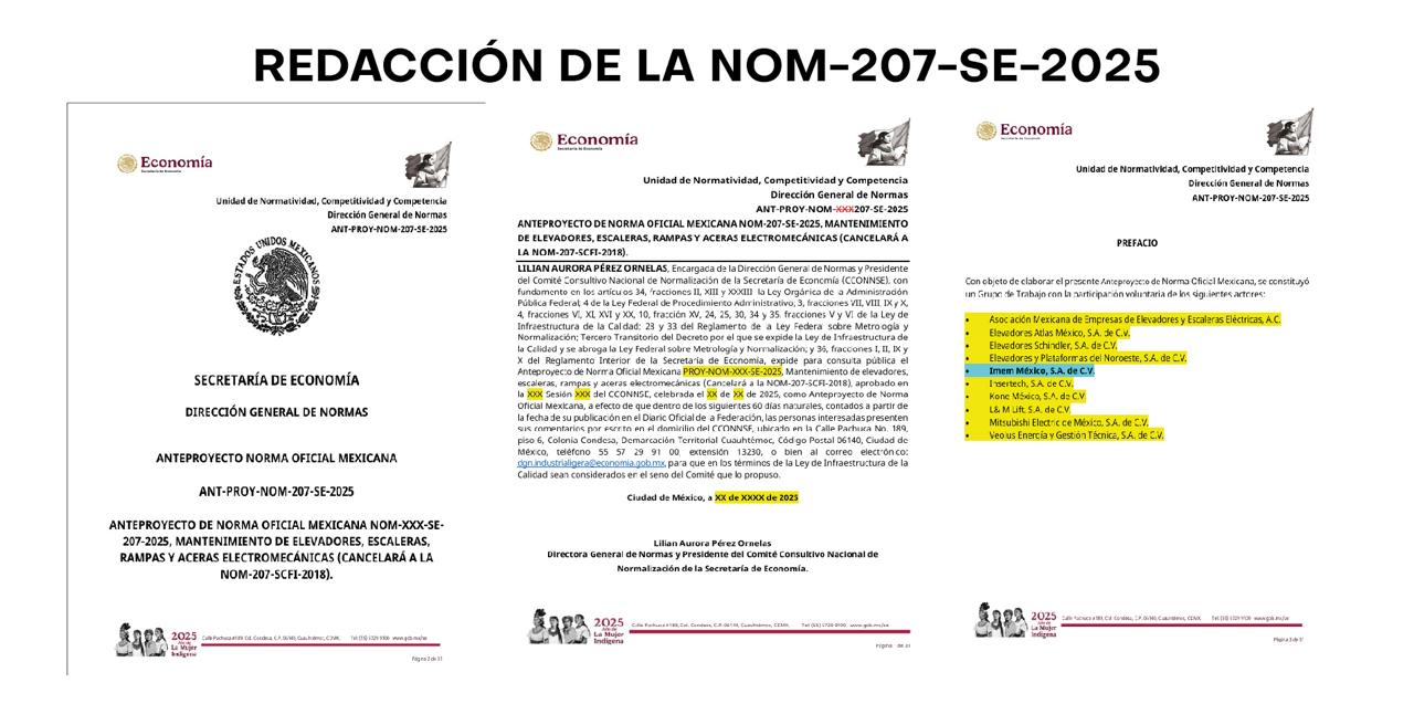  IMEM ELEVADORES MÉXICO REFUERZA SU COMPROMISO CON LA CALIDAD Y LA SEGURIDAD
					