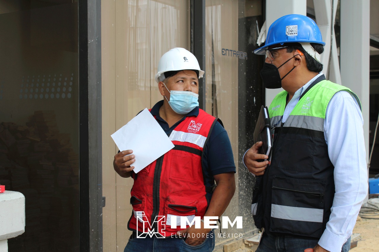  DESCARGA DE ELEVADOR EN LAS OFICINAS P.C.C.1 DEL METRO DE LA CDMX