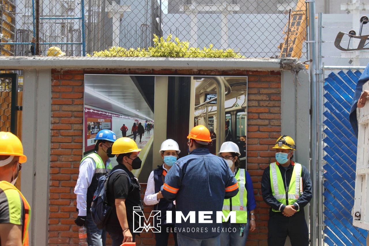  DESCARGA DE ELEVADOR EN LAS OFICINAS P.C.C.1 DEL METRO DE LA CDMX