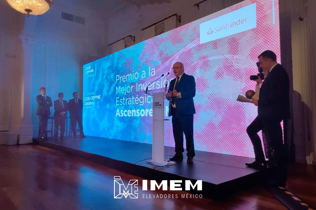  IMEM ELEVADORES EN LA IV EDICION DE LOS PREMIOS CEOE